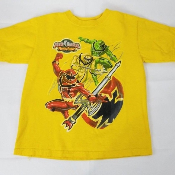 yellow power ranger shirt